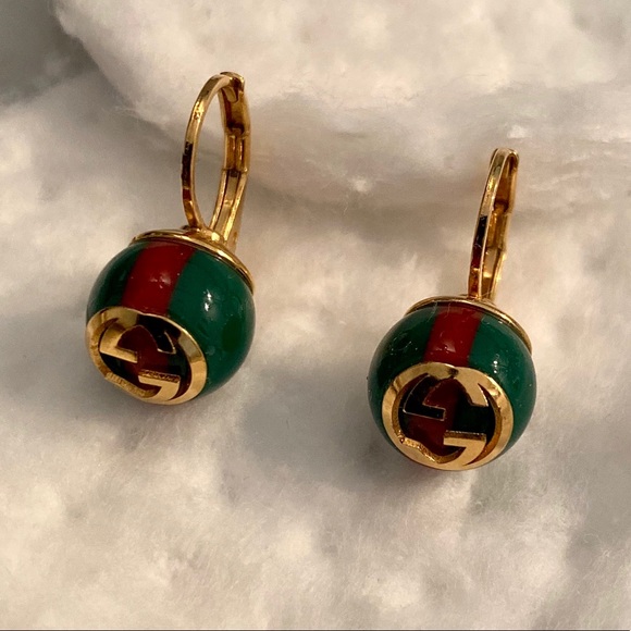 gucci web earrings